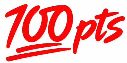 100 points